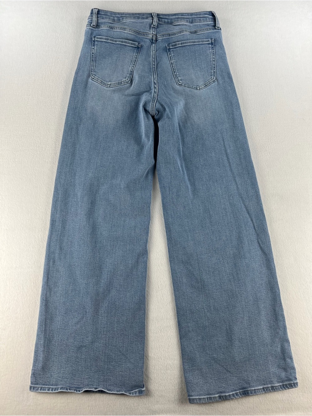 Quince Light Blue Wide-Leg Women’s Jeans - Picture 6 of 11